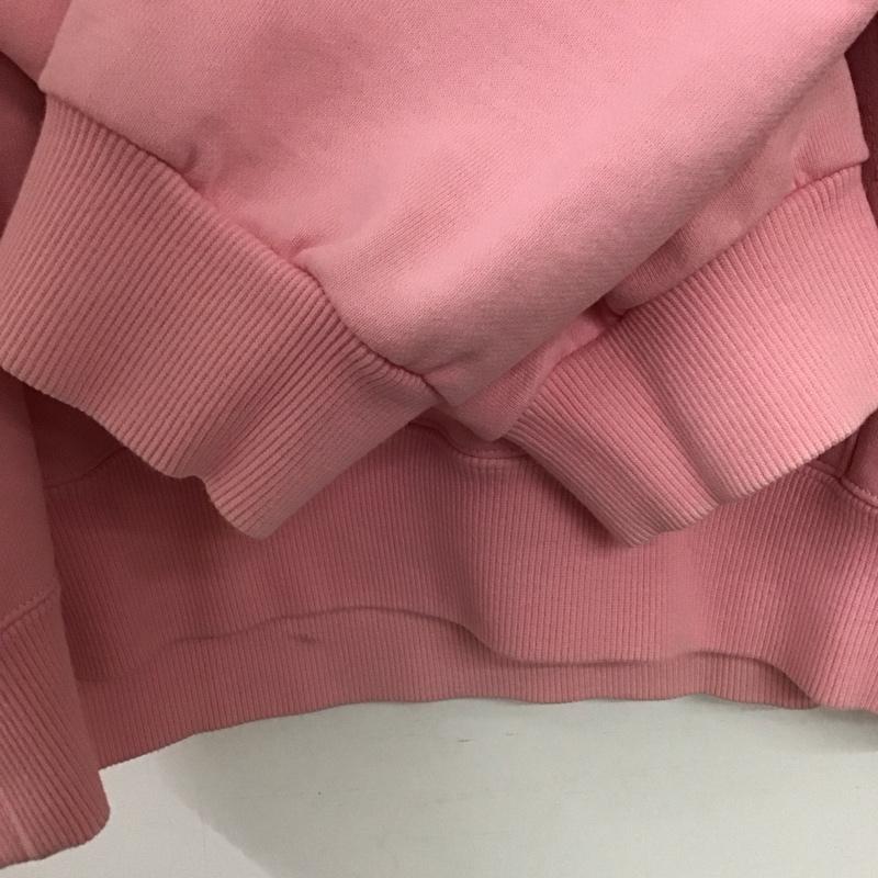 ダブレット doublet パーカー 長袖 長袖パーカー プルオーバーパーカー スウェット M ロゴ、文字 桃 / ピンク / pink メンズ USED 古着 中古 10154297