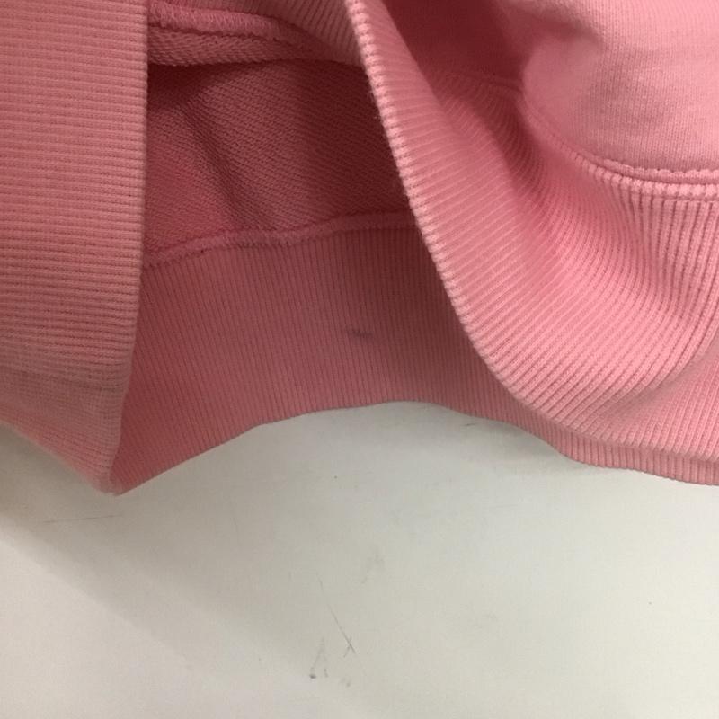 ダブレット doublet パーカー 長袖 長袖パーカー プルオーバーパーカー スウェット M ロゴ、文字 桃 / ピンク / pink メンズ USED 古着 中古 10154297