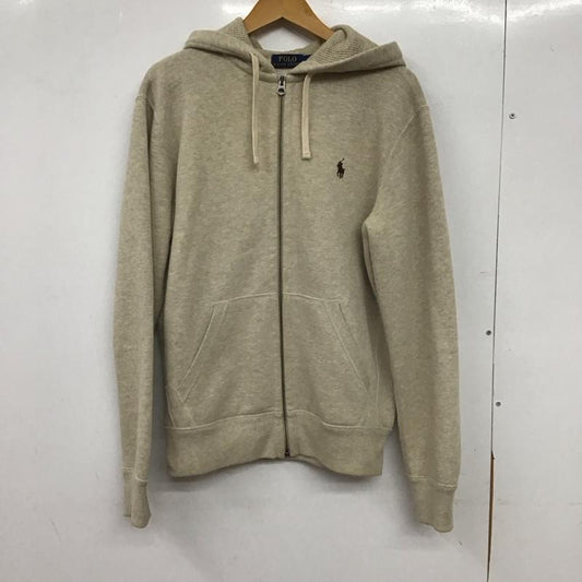 ポロラルフローレン POLO RALPH LAUREN パーカー 長袖 ジップアップパーカー 長袖パーカー カジュアルジャケット S ロゴ、文字 ベージュ / ベージュ / beige メンズ USED 古着 中古 10154299
