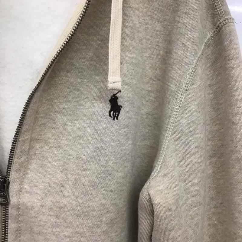 ポロラルフローレン POLO RALPH LAUREN パーカー 長袖 ジップアップパーカー 長袖パーカー カジュアルジャケット S ロゴ、文字 ベージュ / ベージュ / beige メンズ USED 古着 中古 10154299