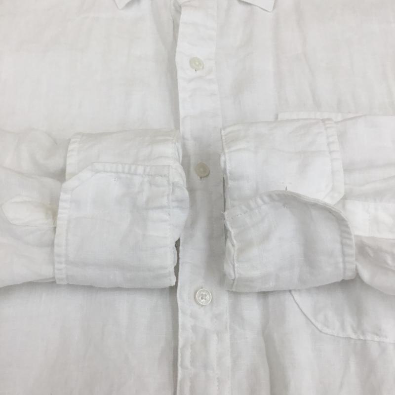 リプレイ REPLAY シャツ、ブラウス 長袖 リプレイ REPLAY メンズ 長袖リネンシャツ M4082A XL 無地 白 / ホワイト / white メンズ USED 古着 中古 10154302