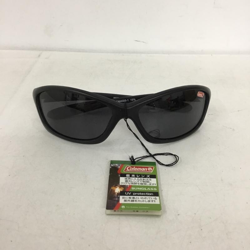 コールマン Coleman めがね・サングラス サングラス CM4005-1 偏光サングラス ロゴ、文字 黒 / ブラック / black メンズ USED 古着 中古 10154335