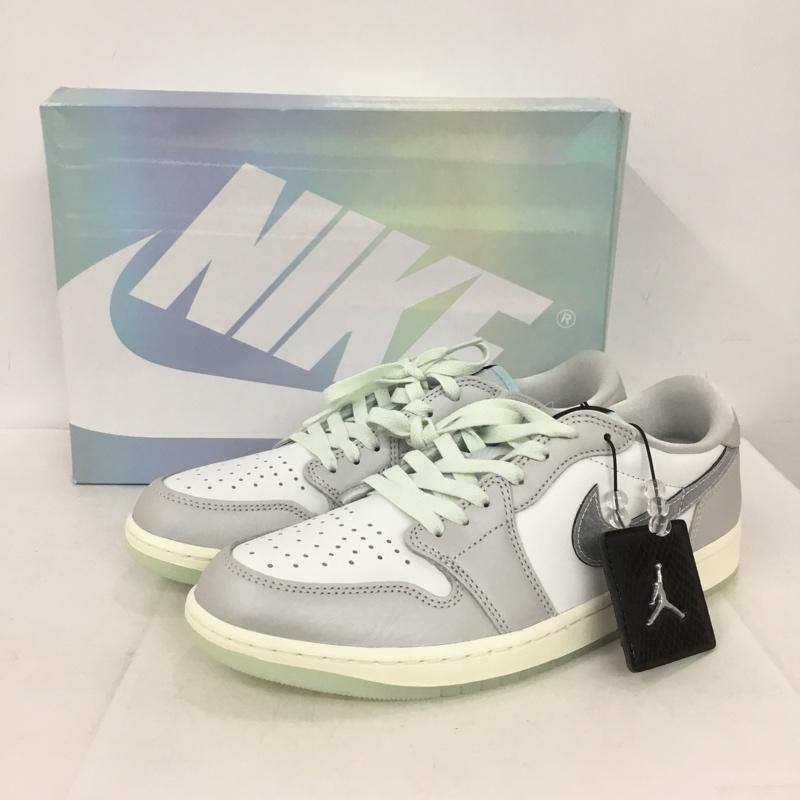 ナイキ NIKE スニーカー スニーカー HF3144-100 AIR JORDAN 1 RETRO LOW OG 28.5cm 箱有 CNY 28.5cm ロゴ、文字 白 / ホワイト / white X 銀 / シルバー / silver color メンズ USED 古着 中古 10154355
