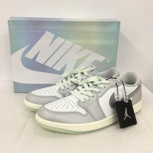 ナイキ NIKE スニーカー スニーカー HF3144-100 AIR JORDAN 1 RETRO LOW OG 28.5cm 箱有 CNY 28.5cm ロゴ、文字 白 / ホワイト / white X 銀 / シルバー / silver color メンズ USED 古着 中古 10154355