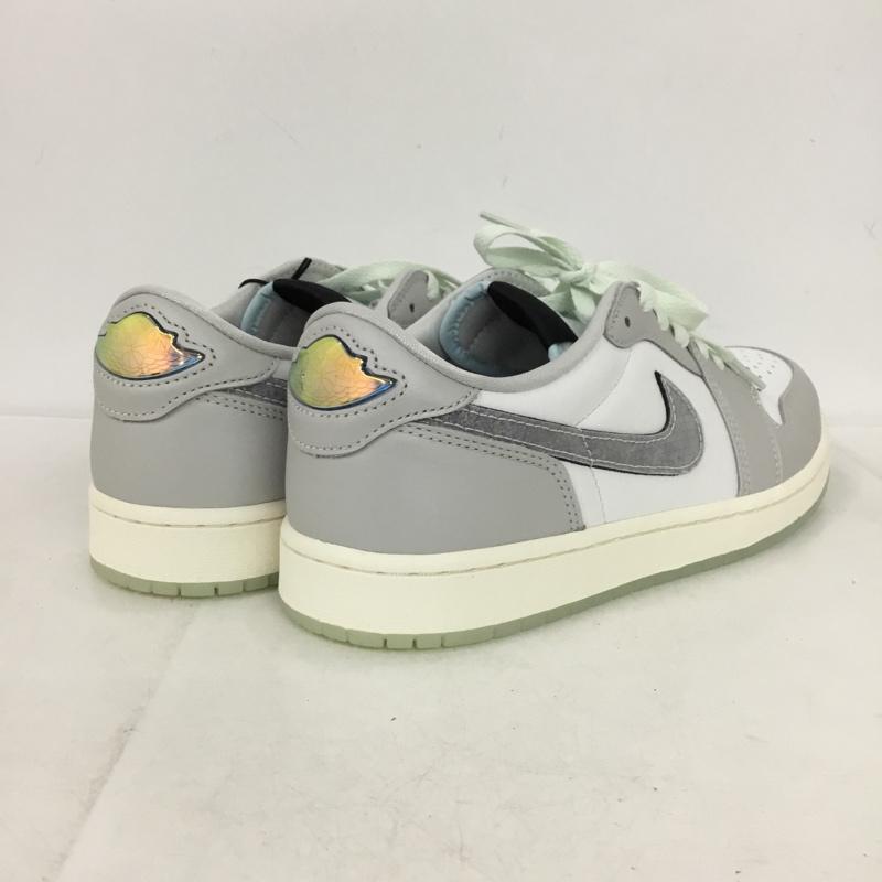 ナイキ NIKE スニーカー スニーカー HF3144-100 AIR JORDAN 1 RETRO LOW OG 28.5cm 箱有 CNY 28.5cm ロゴ、文字 白 / ホワイト / white X 銀 / シルバー / silver color メンズ USED 古着 中古 10154355