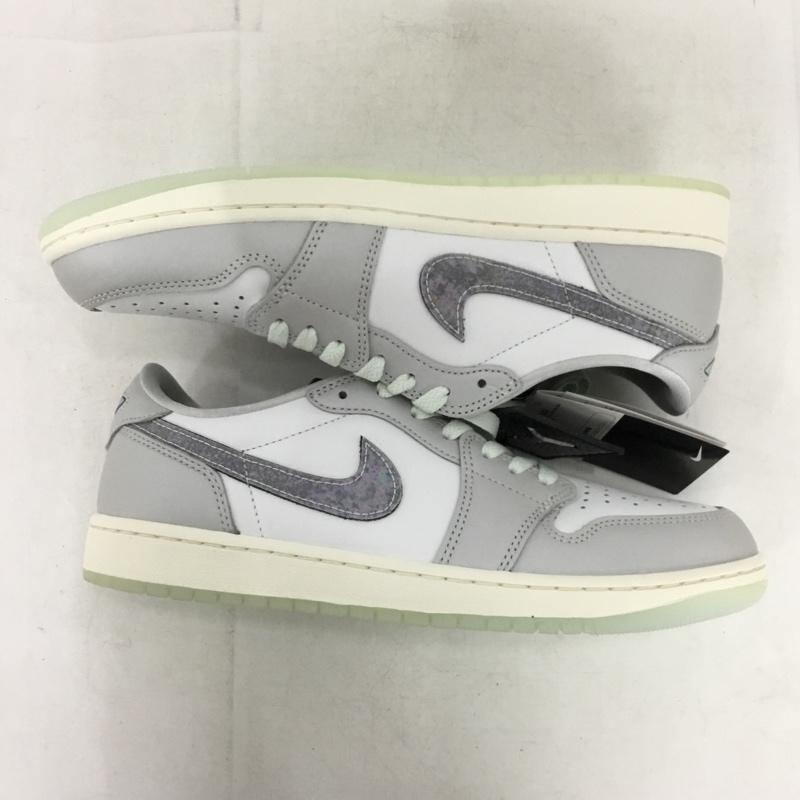 ナイキ NIKE スニーカー スニーカー HF3144-100 AIR JORDAN 1 RETRO LOW OG 28.5cm 箱有 CNY 28.5cm ロゴ、文字 白 / ホワイト / white X 銀 / シルバー / silver color メンズ USED 古着 中古 10154355