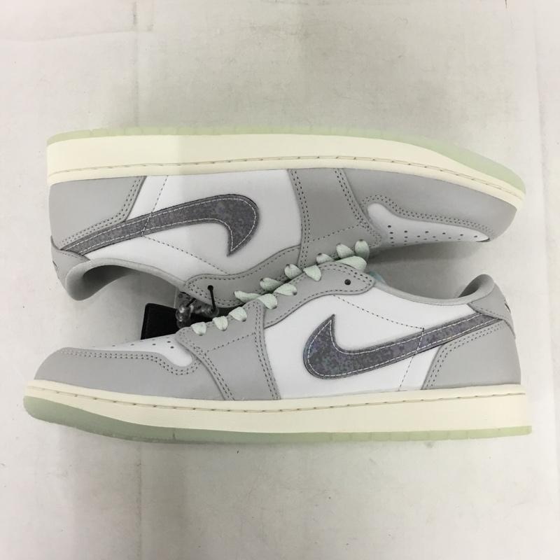 ナイキ NIKE スニーカー スニーカー HF3144-100 AIR JORDAN 1 RETRO LOW OG 28.5cm 箱有 CNY 28.5cm ロゴ、文字 白 / ホワイト / white X 銀 / シルバー / silver color メンズ USED 古着 中古 10154355