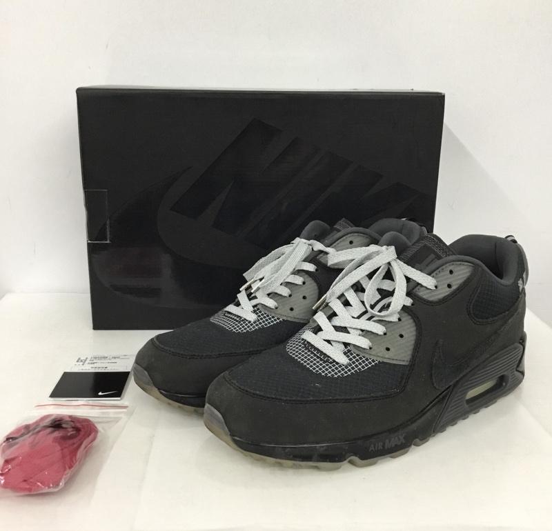 ナイキ NIKE スニーカー スニーカー CQ2289-002 AIR MAX 90 UNDFTD 28.5cm 箱有 28.5cm ロゴ、文字 黒 / ブラック / black メンズ USED 古着 中古 10154356