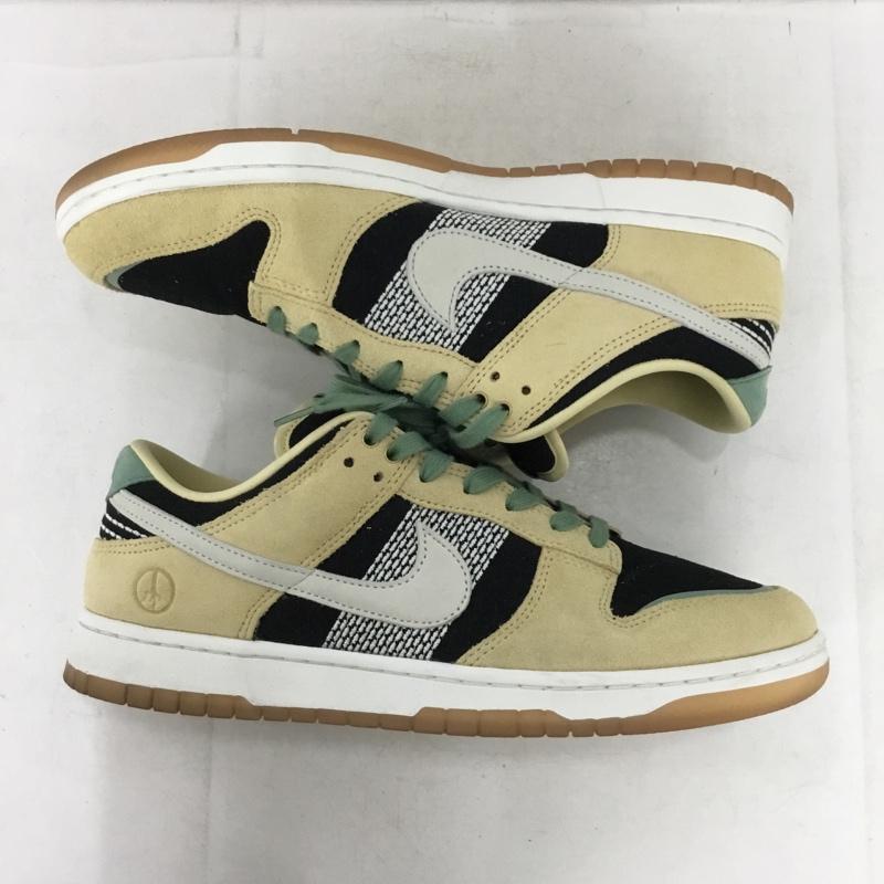 ナイキ NIKE スニーカー スニーカー DJ4671-294 DUNK LOW SE 庭師 28.5cm 箱有 28.5cm ロゴ、文字 黒 / ブラック / black X ベージュ / ベージュ / beige X カーキ / カーキ / khaki メンズ USED 古着 中古 10154357