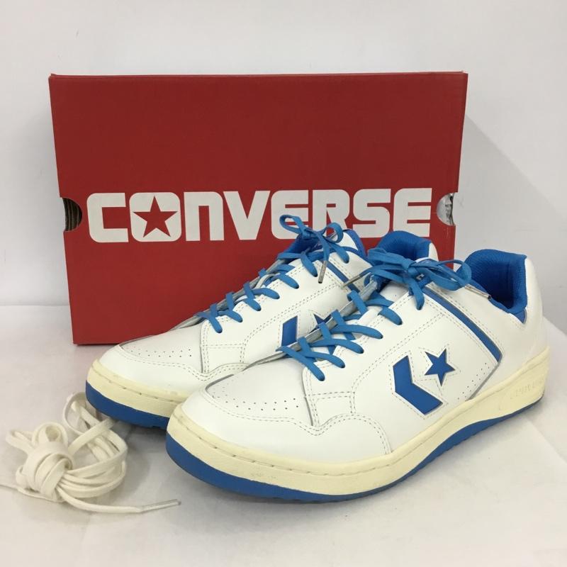 コンバース CONVERSE スニーカー スニーカー 34201800 WEAPON CC OX 28cm 箱有 28.0cm ロゴ、文字 白 / ホワイト / white X 水色 / ライトブルー / メンズ USED 古着 中古 10154359