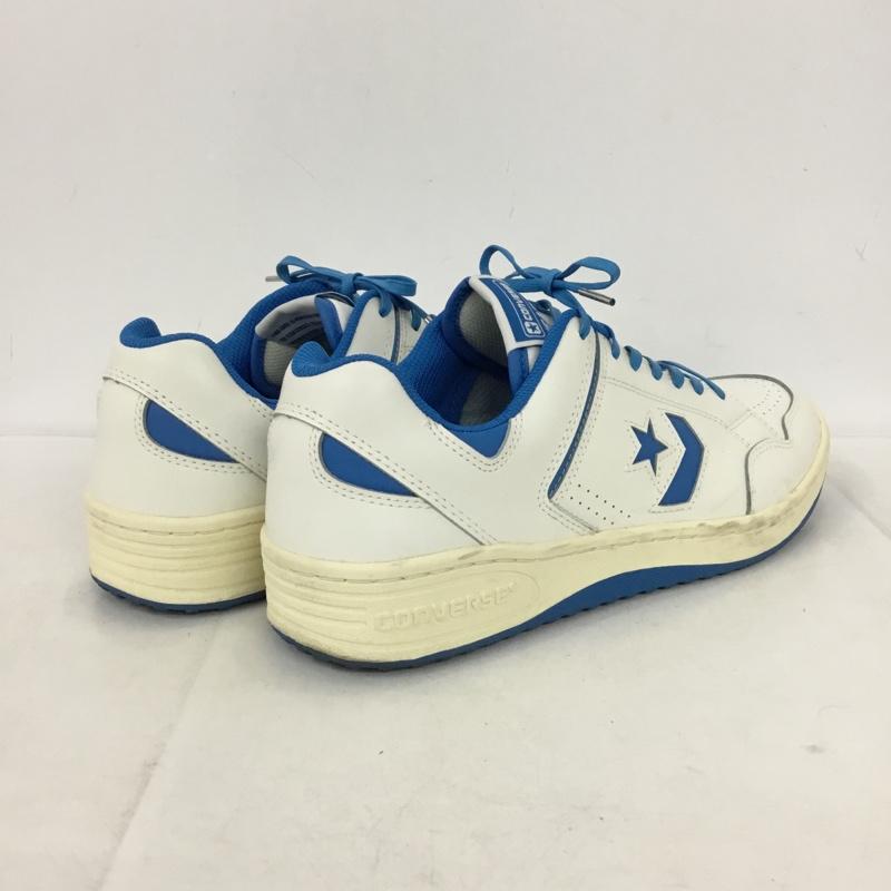 コンバース CONVERSE スニーカー スニーカー 34201800 WEAPON CC OX 28cm 箱有 28.0cm ロゴ、文字 白 / ホワイト / white X 水色 / ライトブルー / メンズ USED 古着 中古 10154359
