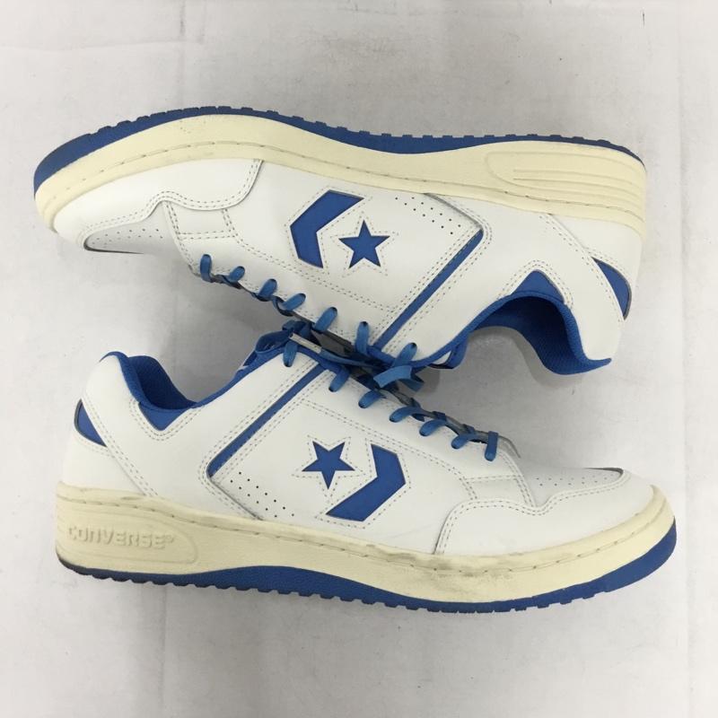 コンバース CONVERSE スニーカー スニーカー 34201800 WEAPON CC OX 28cm 箱有 28.0cm ロゴ、文字 白 / ホワイト / white X 水色 / ライトブルー / メンズ USED 古着 中古 10154359