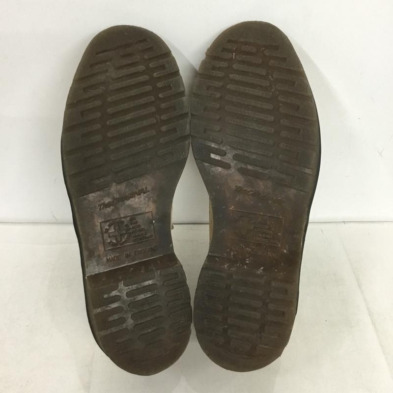 ドクターマーチン Dr.Martens カジュアルシューズ カジュアルシューズ 1461 3ホール UK8 スエード 箱有 イングランド製 無地 ベージュ / ベージュ / beige メンズ USED 古着 中古 10154360