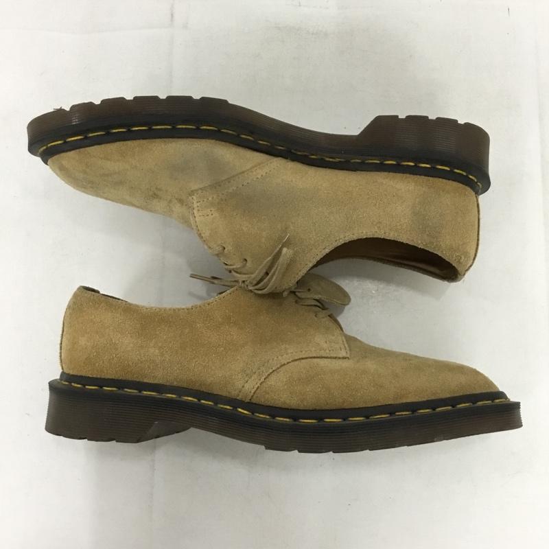 ドクターマーチン Dr.Martens カジュアルシューズ カジュアルシューズ 1461 3ホール UK8 スエード 箱有 イングランド製 無地 ベージュ / ベージュ / beige メンズ USED 古着 中古 10154360
