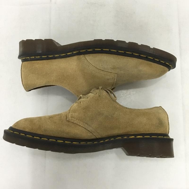 ドクターマーチン Dr.Martens カジュアルシューズ カジュアルシューズ 1461 3ホール UK8 スエード 箱有 イングランド製 無地 ベージュ / ベージュ / beige メンズ USED 古着 中古 10154360