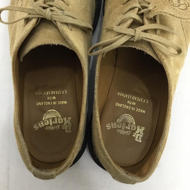 ドクターマーチン Dr.Martens カジュアルシューズ カジュアルシューズ 1461 3ホール UK8 スエード 箱有 イングランド製 無地 ベージュ / ベージュ / beige メンズ USED 古着 中古 10154360