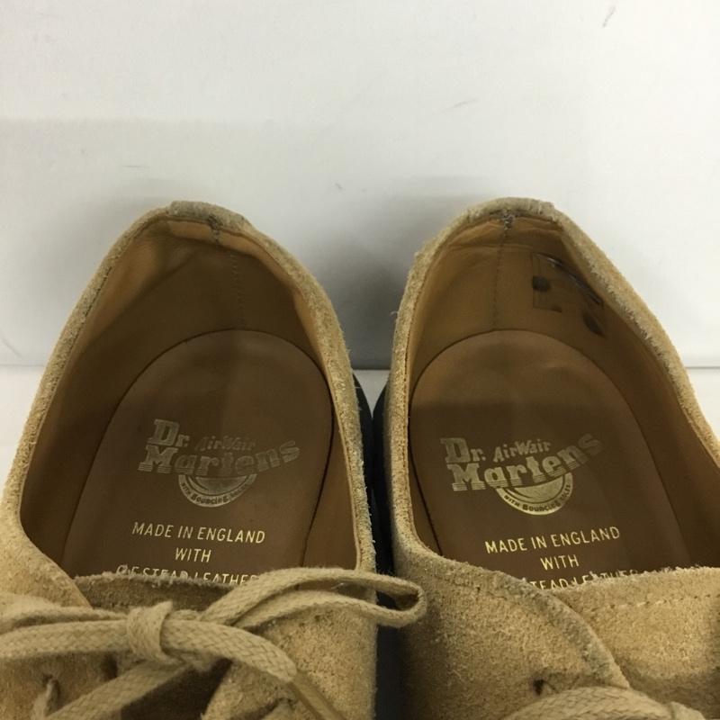 ドクターマーチン Dr.Martens カジュアルシューズ カジュアルシューズ 1461 3ホール UK8 スエード 箱有 イングランド製 無地 ベージュ / ベージュ / beige メンズ USED 古着 中古 10154360