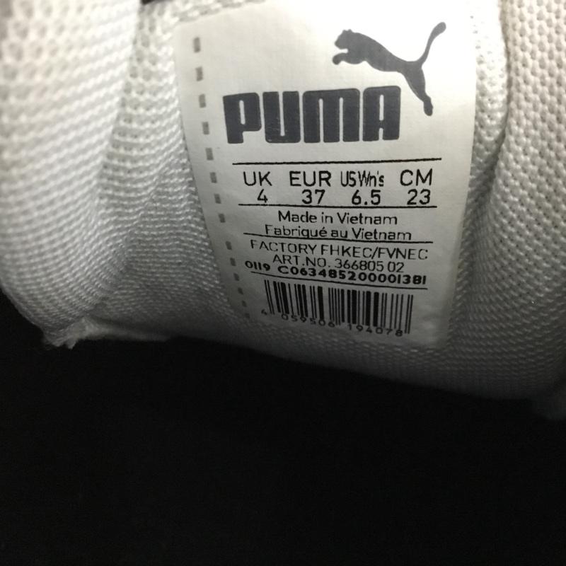 プーマ PUMA スニーカー スニーカー 366805 02 Vikky Platform 厚底ソール 23cm 23.0cm ロゴ、文字 黒 / ブラック / black X 白 / ホワイト / white レディース USED 古着 中古 10154361