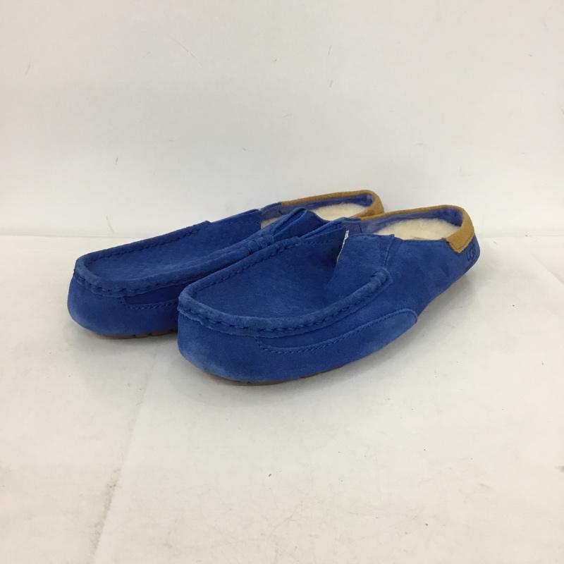 アグ UGG サンダル サンダル 1009723 スリッポン スウェード 26cm 26.0cm ロゴ、文字 青 / ブルー / blue メンズ USED 古着 中古 10154362