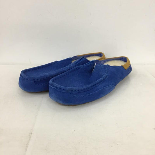 アグ UGG サンダル サンダル 1009723 スリッポン スウェード 26cm 26.0cm ロゴ、文字 青 / ブルー / blue メンズ USED 古着 中古 10154362