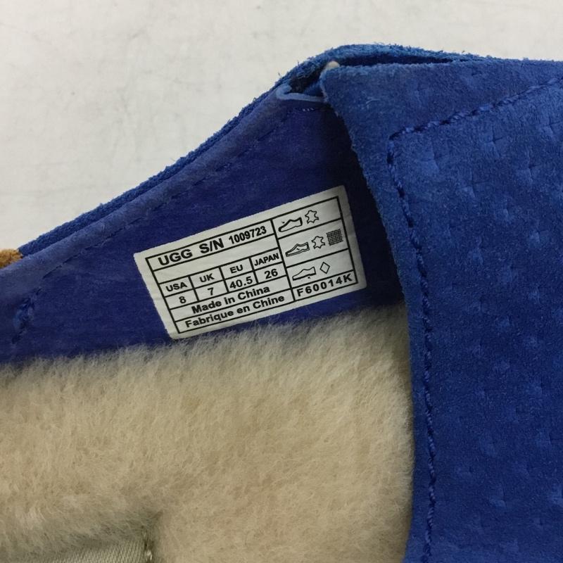 アグ UGG サンダル サンダル 1009723 スリッポン スウェード 26cm 26.0cm ロゴ、文字 青 / ブルー / blue メンズ USED 古着 中古 10154362