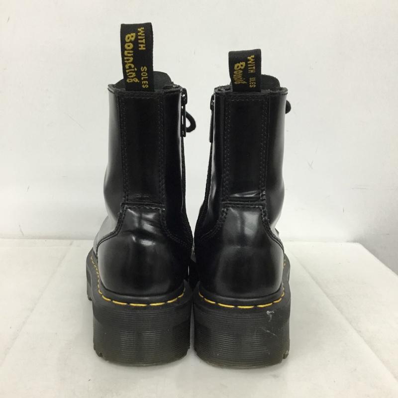 ドクターマーチン Dr.Martens ブーツ ショートブーツ JADON 8ホール 厚底ソール サイドジップ UK3 US：5 無地 黒 / ブラック / black レディース USED 古着 中古 10154385