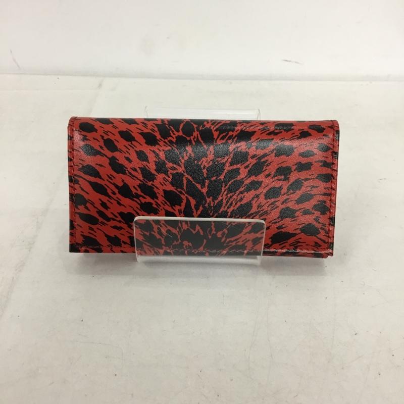 クリームソーダ CREAMSODA キーケース キーケース ヒョウ柄 ロゴ、文字 赤 / レッド / red メンズ USED 古着 中古 10154386