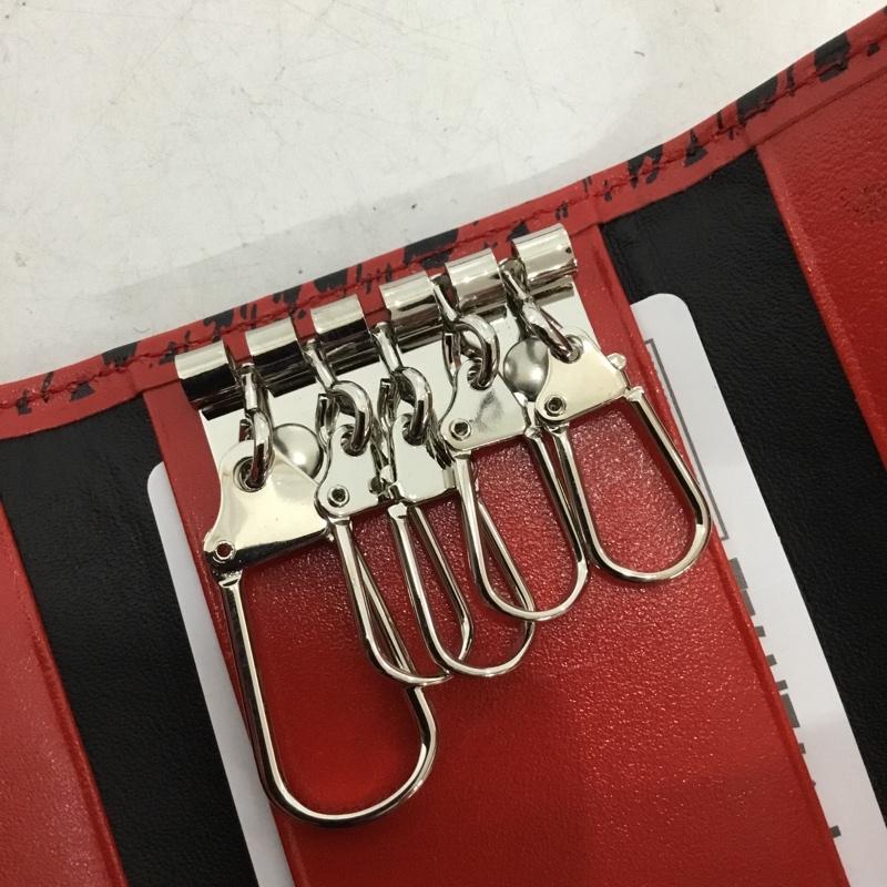 クリームソーダ CREAMSODA キーケース キーケース ヒョウ柄 ロゴ、文字 赤 / レッド / red メンズ USED 古着 中古 10154386
