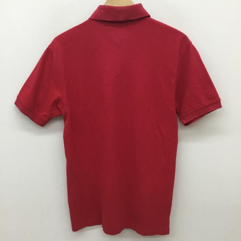 トミーヒルフィガー TOMMY HILFIGER ポロシャツ 半袖 TOMMY HILFIGER 半袖 ポロシャツ 赤色 XS ロゴ、文字 赤 / レッド / red メンズ USED 古着 中古 10154390