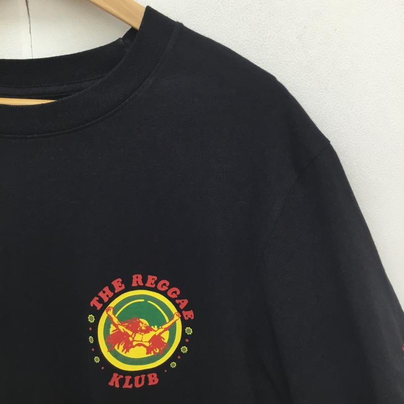 ユニオン UNION Tシャツ 半袖 UNION THE REGGAE KLUB Tシャツ 半袖 2 プリント 黒 / ブラック / black メンズ USED 古着 中古 10154397