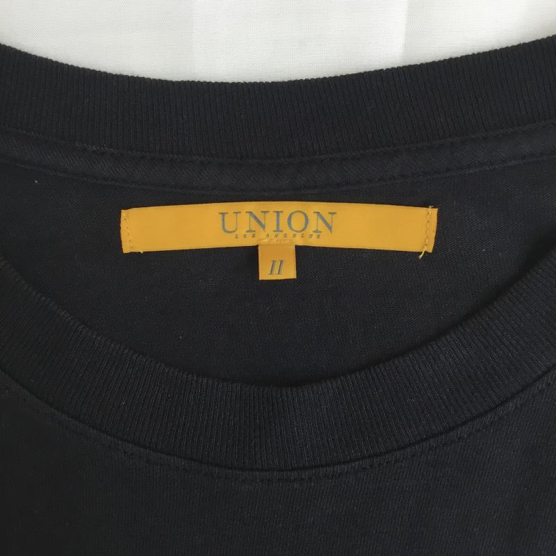 ユニオン UNION Tシャツ 半袖 UNION THE REGGAE KLUB Tシャツ 半袖 2 プリント 黒 / ブラック / black メンズ USED 古着 中古 10154397