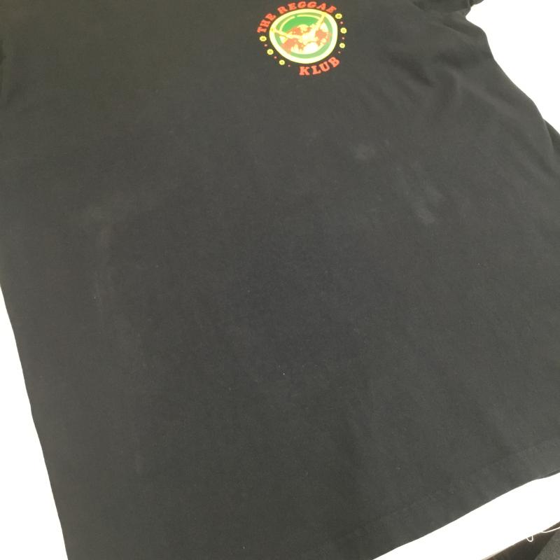 ユニオン UNION Tシャツ 半袖 UNION THE REGGAE KLUB Tシャツ 半袖 2 プリント 黒 / ブラック / black メンズ USED 古着 中古 10154397