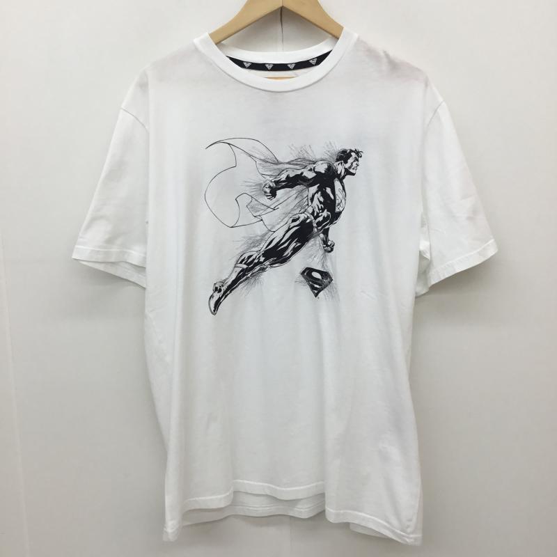 リプレイ REPLAY Tシャツ 半袖 REPLAY スーパーマン プリント Tシャツ ホワイト XL キャラクター 白 / ホワイト / white メンズ USED 古着 中古 10154400