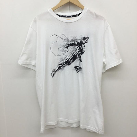リプレイ REPLAY Tシャツ 半袖 REPLAY スーパーマン プリント Tシャツ ホワイト XL キャラクター 白 / ホワイト / white メンズ USED 古着 中古 10154400