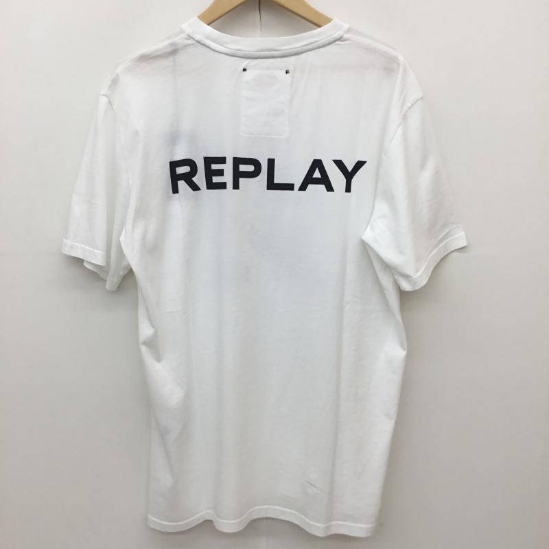 リプレイ REPLAY Tシャツ 半袖 REPLAY スーパーマン プリント Tシャツ ホワイト XL キャラクター 白 / ホワイト / white メンズ USED 古着 中古 10154400