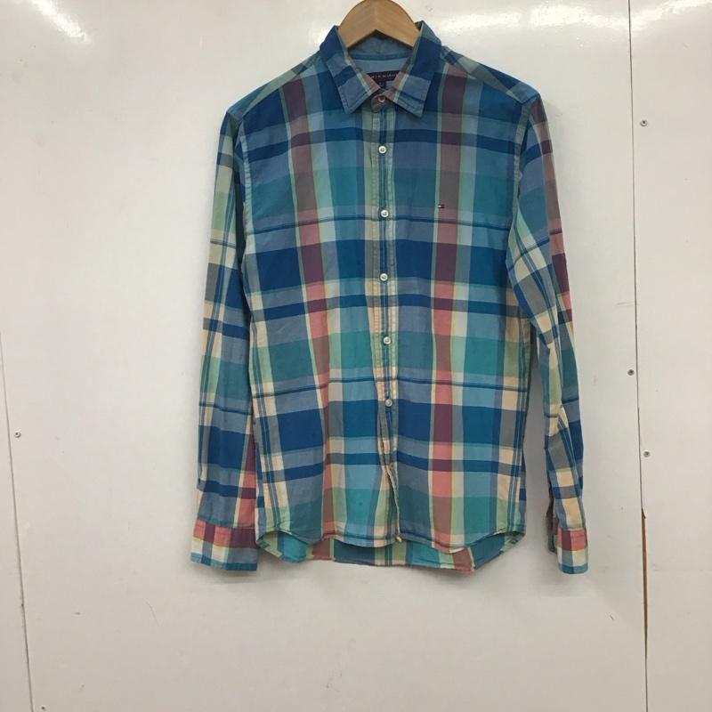 トミーヒルフィガー TOMMY HILFIGER シャツ、ブラウス 長袖 長袖シャツ チェックシャツ カラーシャツ M チェック マルチカラー / マルチカラー / multicolor メンズ USED 古着 中古 10154401