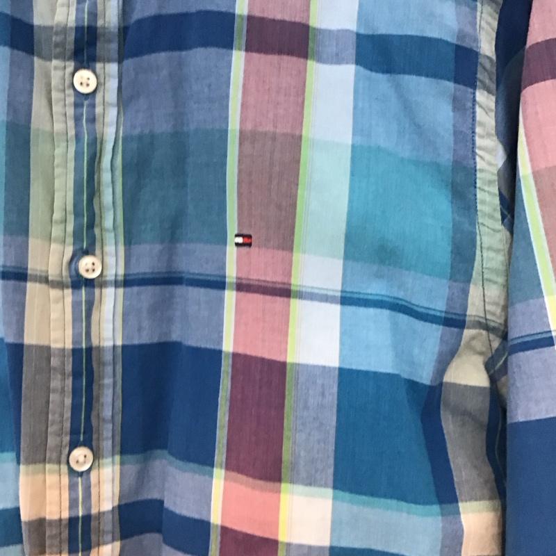 トミーヒルフィガー TOMMY HILFIGER シャツ、ブラウス 長袖 長袖シャツ チェックシャツ カラーシャツ M チェック マルチカラー / マルチカラー / multicolor メンズ USED 古着 中古 10154401