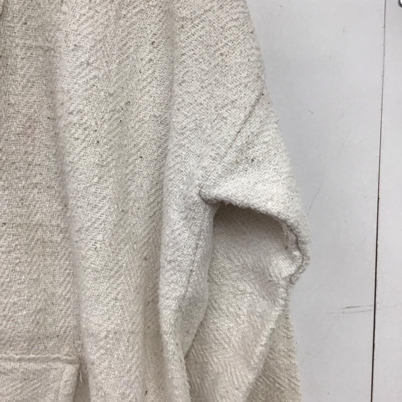 古着 USED パーカー 長袖 メキシカンパーカー Vネック 長袖パーカー L プリント アイボリー / アイボリー / メンズ USED 古着 中古 10154402