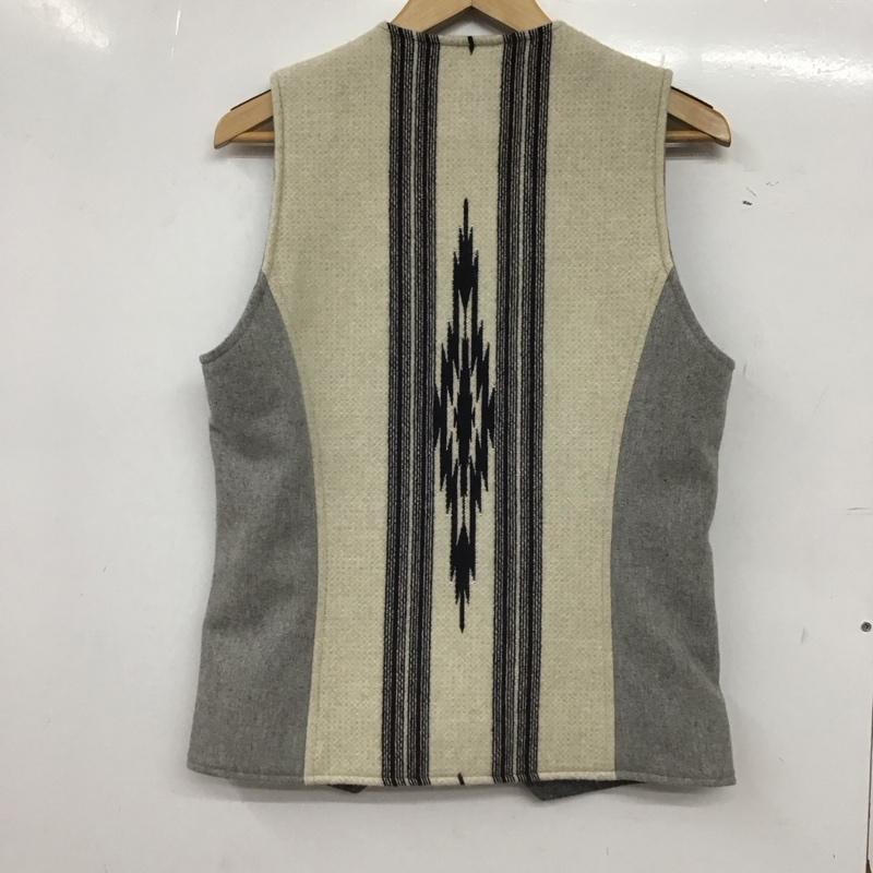 アユイテ AYUITE ベスト ベスト ベスト フロントボタン ノースリーブ 2 無地 灰 / グレー / gray メンズ USED 古着 中古 10154403