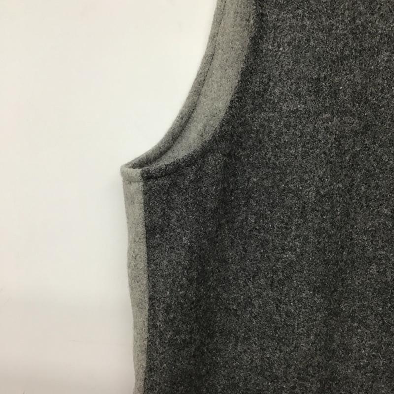 アユイテ AYUITE ベスト ベスト ベスト フロントボタン ノースリーブ 2 無地 灰 / グレー / gray メンズ USED 古着 中古 10154403