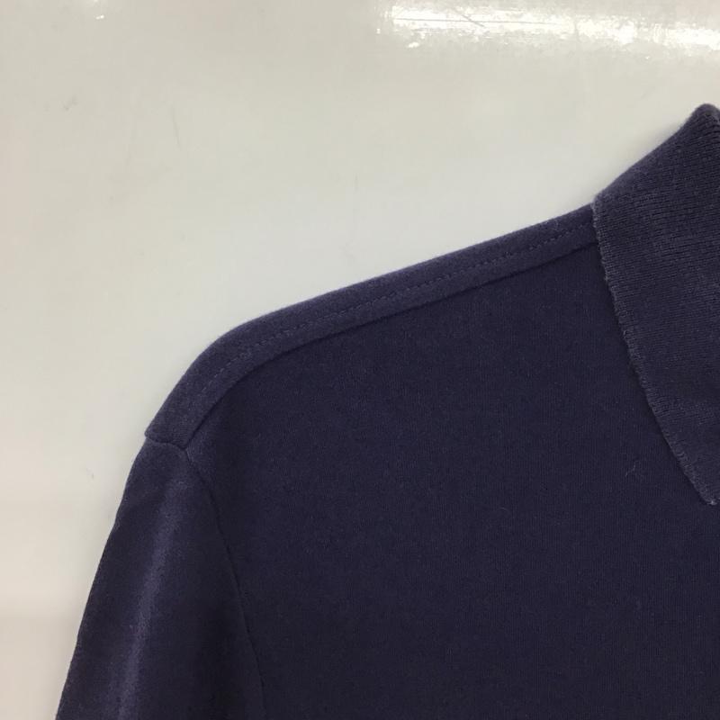 ポロバイラルフローレン Polo by RALPH LAUREN ポロシャツ 半袖 半袖ポロシャツ カラーシャツ 半袖カットソー M ロゴ、文字 紺 / ネイビー / navy メンズ USED 古着 中古 10154404