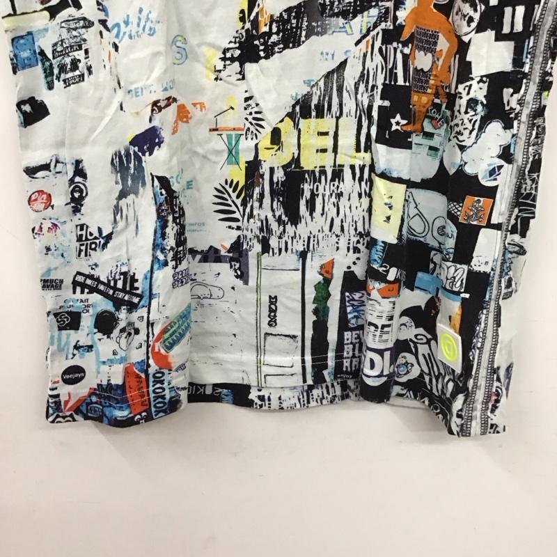 デシグアル Desigual カットソー 半袖 半袖カットソー プリントTシャツ Vネックカットソー S プリント マルチカラー / マルチカラー / multicolor メンズ USED 古着 中古 10154408