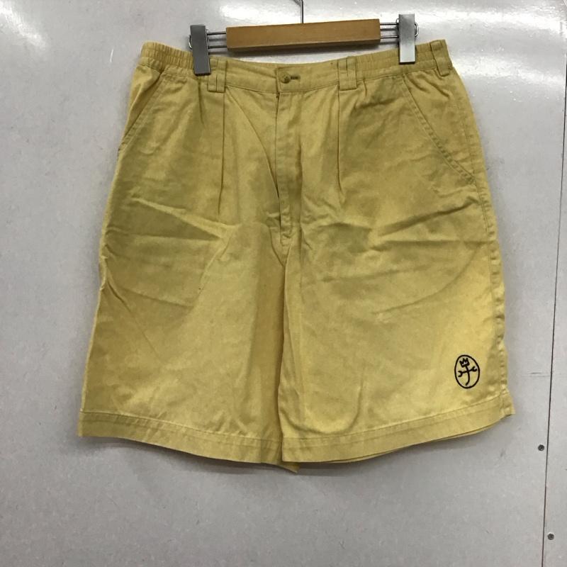 カステルバジャック スポーツ CASTELBAJAC SPORT パンツ ショートパンツ ショートパンツ ハーフパンツ カジュアルパンツ 3 ロゴ、文字 黄 / イエロー / yellow メンズ USED 古着 中古 10154414