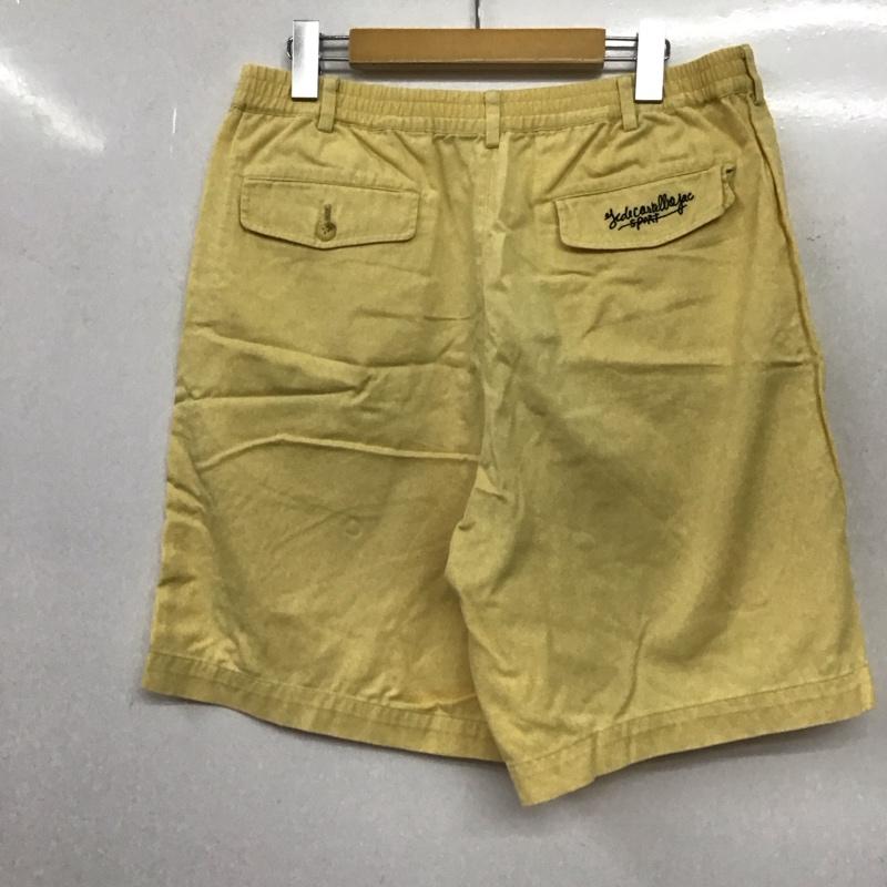 カステルバジャック スポーツ CASTELBAJAC SPORT パンツ ショートパンツ ショートパンツ ハーフパンツ カジュアルパンツ 3 ロゴ、文字 黄 / イエロー / yellow メンズ USED 古着 中古 10154414