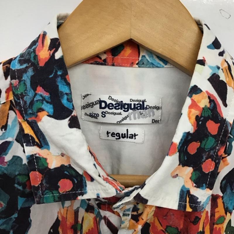 デシグアル Desigual シャツ、ブラウス 長袖 長袖シャツ プリントシャツ カラーシャツ S プリント マルチカラー / マルチカラー / multicolor メンズ USED 古着 中古 10154420