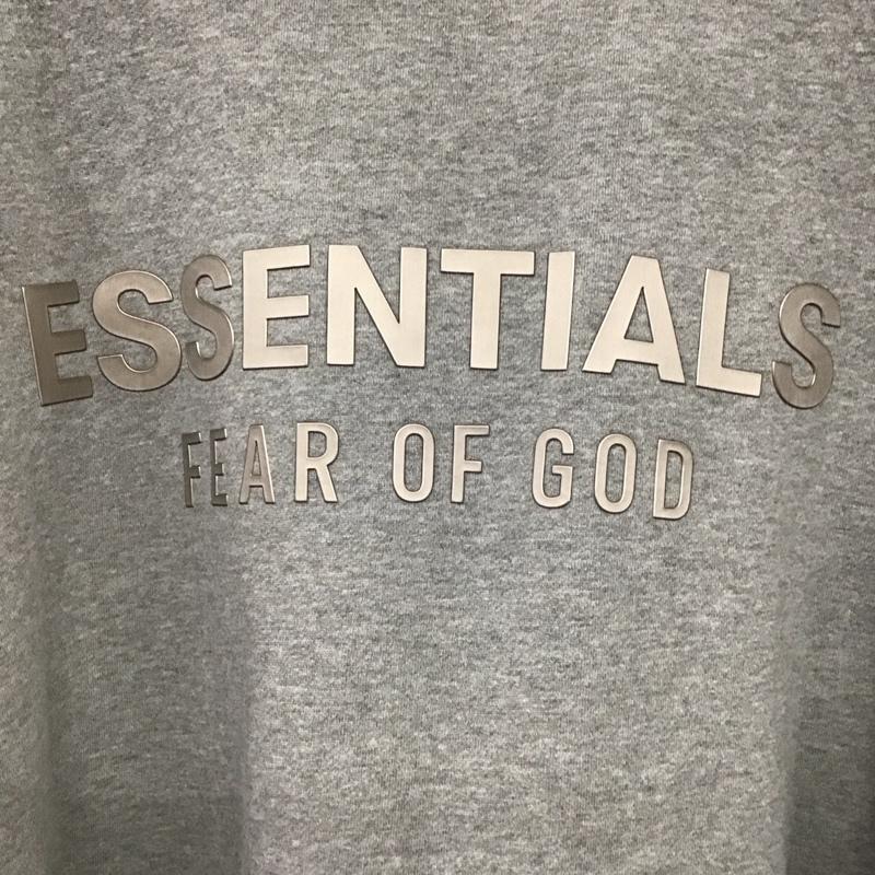 エッセンシャルズ ESSENTIALS トレーナー 長袖 長袖トレーナー スウェット クルーネック プルオーバー XL 無地 灰 / グレー / gray メンズ USED 古着 中古 10154422