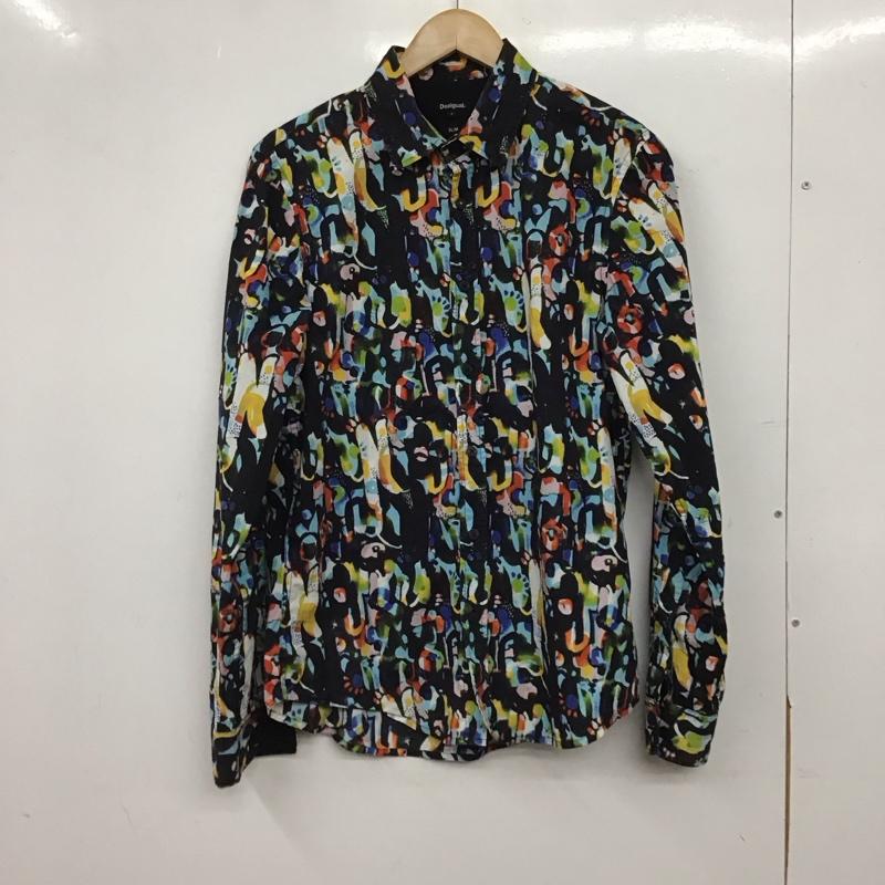 デシグアル Desigual シャツ、ブラウス 長袖 長袖シャツ プリントシャツ カラーシャツ S プリント マルチカラー / マルチカラー / multicolor メンズ USED 古着 中古 10154426
