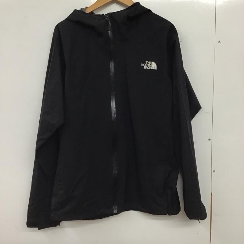 ザノースフェイス THE NORTH FACE ジャケット、上着 ジャンパー、ブルゾン ジップアップジャケット ナイロンジャケット アウター XL ロゴ、文字 黒 / ブラック / black メンズ USED 古着 中古 10154428
