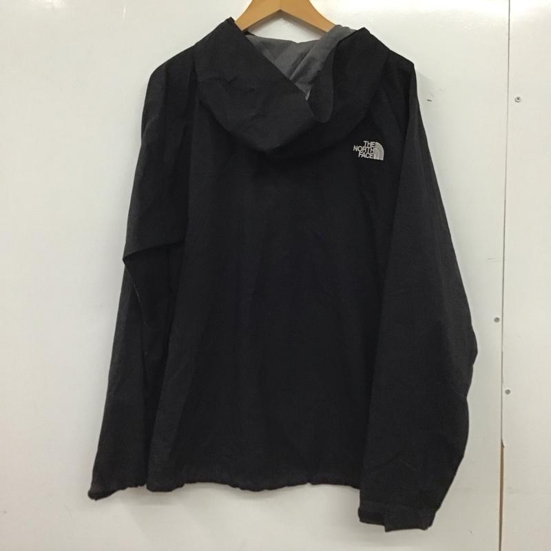ザノースフェイス THE NORTH FACE ジャケット、上着 ジャンパー、ブルゾン ジップアップジャケット ナイロンジャケット アウター XL ロゴ、文字 黒 / ブラック / black メンズ USED 古着 中古 10154428
