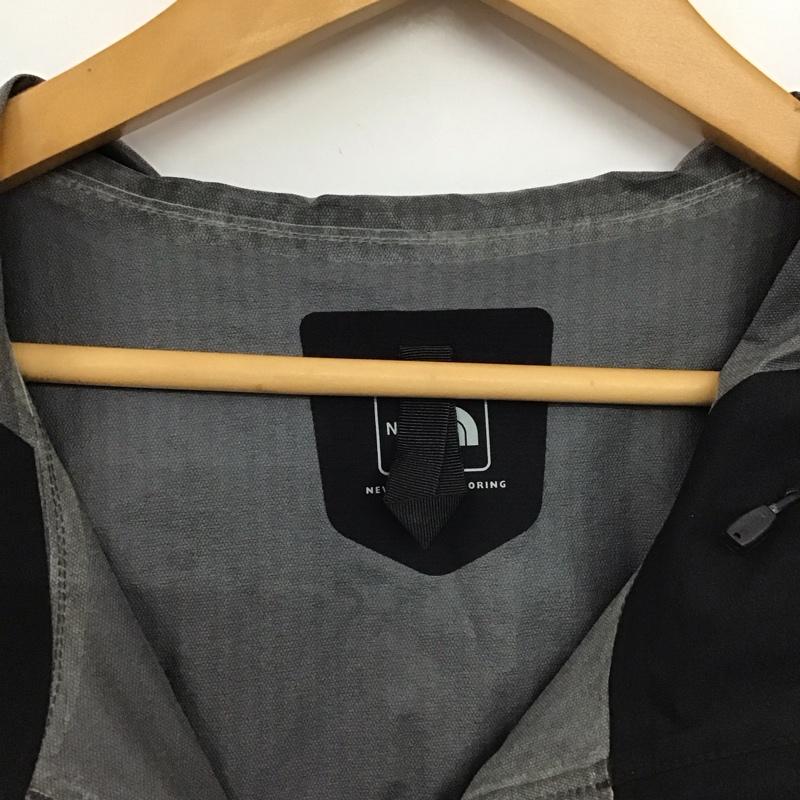 ザノースフェイス THE NORTH FACE ジャケット、上着 ジャンパー、ブルゾン ジップアップジャケット ナイロンジャケット アウター XL ロゴ、文字 黒 / ブラック / black メンズ USED 古着 中古 10154428